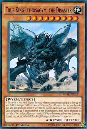 True King Lithosagym, the Disaster [RATE-EN019] Super Rare - Trinity Hobby