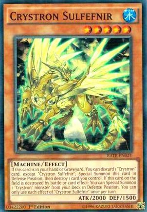 Crystron Sulfefnir [RATE-EN021] Super Rare - Trinity Hobby