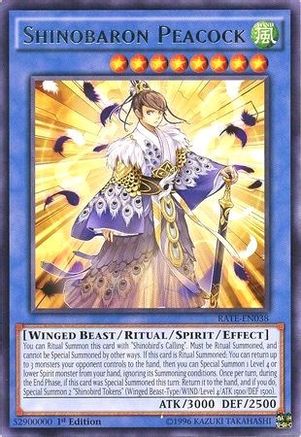 Shinobaron Peacock [RATE-EN038] Rare - Trinity Hobby