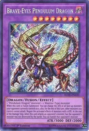 Brave-Eyes Pendulum Dragon [RATE-EN039] Secret Rare - Trinity Hobby