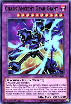 Chaos Ancient Gear Giant [RATE-EN041] Super Rare - Trinity Hobby