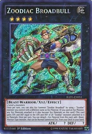 Zoodiac Broadbull [RATE-EN051] Secret Rare - Trinity Hobby