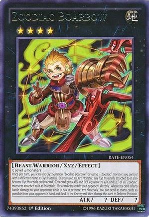 Zoodiac Boarbow [RATE-EN054] Rare - Trinity Hobby