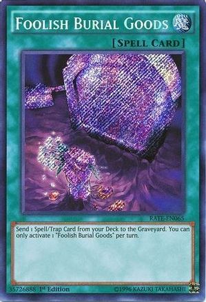Foolish Burial Goods [RATE-EN065] Secret Rare - Trinity Hobby