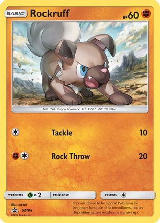 Rockruff (SM06) [Sun & Moon: Black Star Promos] - Trinity Hobby