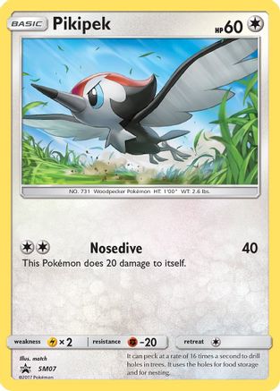 Pikipek (SM07) [Sun & Moon: Black Star Promos] - Trinity Hobby