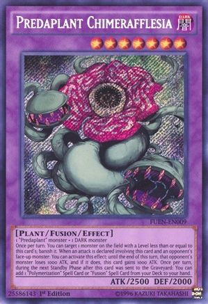 Predaplant Chimerafflesia [FUEN-EN009] Secret Rare - Trinity Hobby