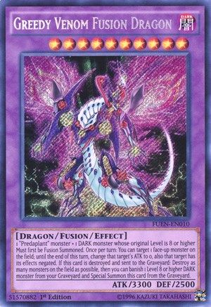 Greedy Venom Fusion Dragon [FUEN-EN010] Secret Rare - Trinity Hobby