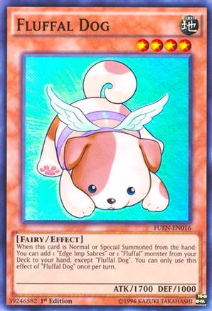 Fluffal Dog [FUEN-EN016] Super Rare - Trinity Hobby