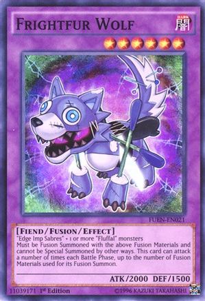 Frightfur Wolf [FUEN-EN021] Super Rare - Trinity Hobby