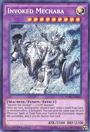 Invoked Mechaba [FUEN-EN032] Secret Rare - Trinity Hobby