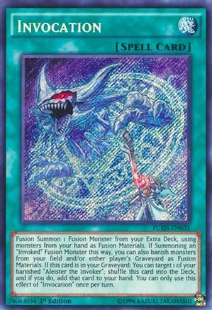 Invocation [FUEN-EN035] Secret Rare - Trinity Hobby
