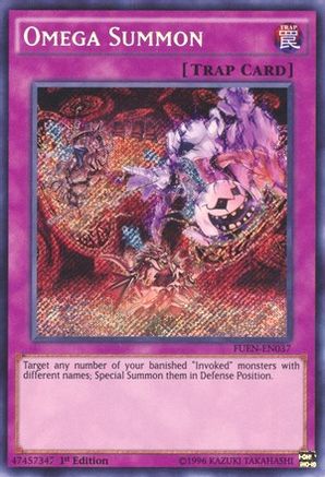 Omega Summon [FUEN-EN037] Secret Rare - Trinity Hobby