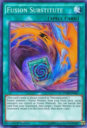 Fusion Substitute [FUEN-EN041] Super Rare - Trinity Hobby