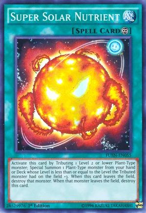 Super Solar Nutrient [FUEN-EN055] Super Rare - Trinity Hobby