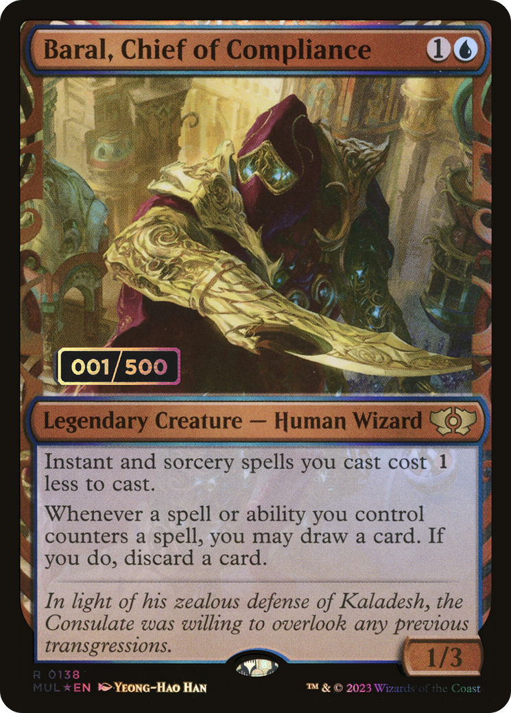 Baral, Chief of Compliance (Serialized) [Multiverse Legends] - Trinity Hobby