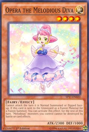 Opera the Melodious Diva [SP17-EN020] Starfoil Rare - Trinity Hobby