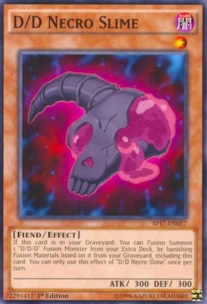 D/D Necro Slime [SP17-EN027] Starfoil Rare - Trinity Hobby