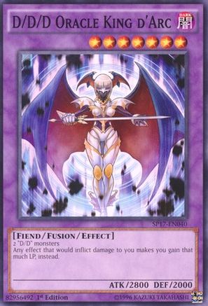 D/D/D Oracle King d'Arc [SP17-EN040] Starfoil Rare - Trinity Hobby