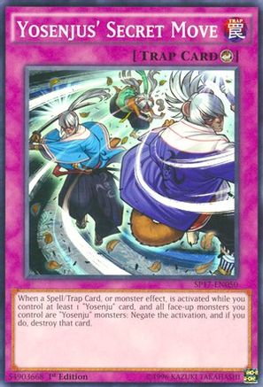 Yosenjus' Secret Move [SP17-EN050] Starfoil Rare - Trinity Hobby