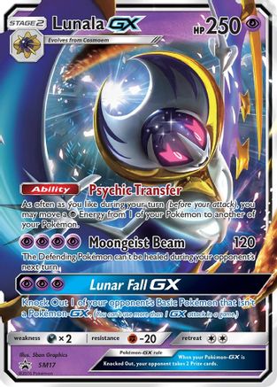 Lunala GX (SM17) [Sun & Moon: Black Star Promos] - Trinity Hobby
