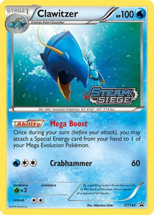 Clawitzer (XY146) [XY: Black Star Promos] - Trinity Hobby