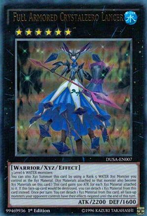 Full Armored Crystalzero Lancer [DUSA-EN007] Ultra Rare - Trinity Hobby