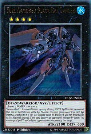 Full Armored Black Ray Lancer [DUSA-EN008] Ultra Rare - Trinity Hobby