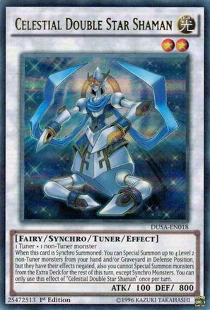 Celestial Double Star Shaman [DUSA-EN018] Ultra Rare - Trinity Hobby