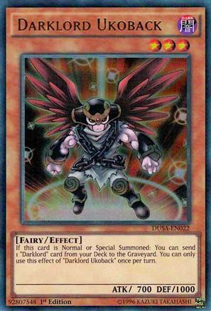 Darklord Ukoback [DUSA-EN022] Ultra Rare - Trinity Hobby