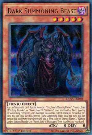 Dark Summoning Beast [DUSA-EN030] Ultra Rare - Trinity Hobby