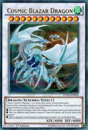 Cosmic Blazar Dragon [DUSA-EN034] Ultra Rare - Trinity Hobby
