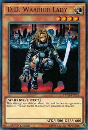 D.D. Warrior Lady [DUSA-EN051] Ultra Rare - Trinity Hobby