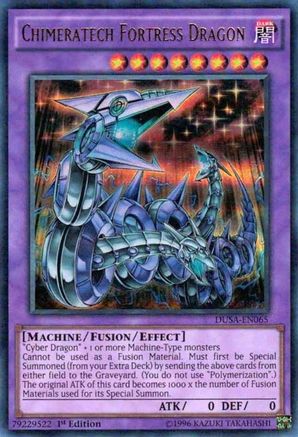 Chimeratech Fortress Dragon [DUSA-EN065] Ultra Rare - Trinity Hobby