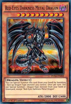 Red-Eyes Darkness Metal Dragon [DUSA-EN068] Ultra Rare - Trinity Hobby