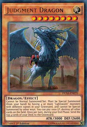 Judgment Dragon [DUSA-EN070] Ultra Rare - Trinity Hobby