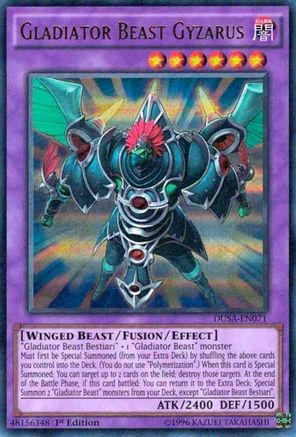 Gladiator Beast Gyzarus [DUSA-EN071] Ultra Rare - Trinity Hobby