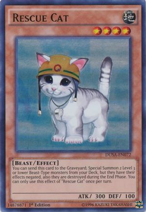 Rescue Cat [DUSA-EN072] Ultra Rare - Trinity Hobby
