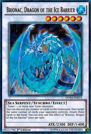 Brionac, Dragon of the Ice Barrier [DUSA-EN073] Ultra Rare - Trinity Hobby
