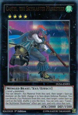Castel, the Skyblaster Musketeer [DUSA-EN093] Ultra Rare - Trinity Hobby