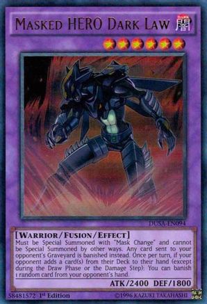 Masked Hero Dark Law [DUSA-EN094] Ultra Rare - Trinity Hobby