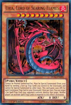 Uria, Lord of Searing Flames [DUSA-EN096] Ultra Rare - Trinity Hobby