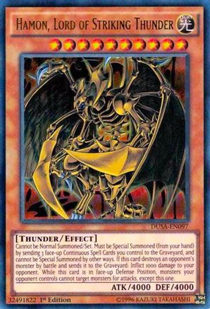 Hamon, Lord of Striking Thunder [DUSA-EN097] Ultra Rare - Trinity Hobby