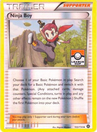 Ninja Boy (103/114) (League Promo) [XY: Steam Siege] - Trinity Hobby