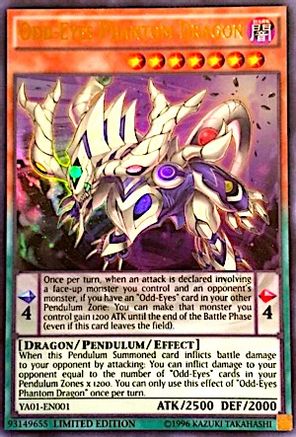 Odd-Eyes Phantom Dragon [YA01-EN001] Ultra Rare - Trinity Hobby