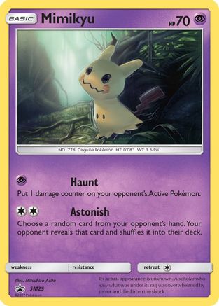Mimikyu (SM29) [Sun & Moon: Black Star Promos] - Trinity Hobby