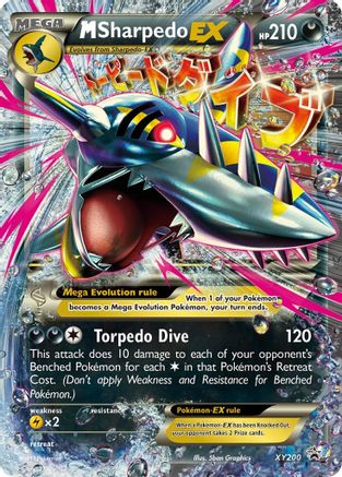 M Sharpedo EX (XY200) [XY: Black Star Promos] - Trinity Hobby