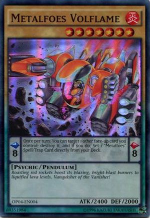 Metalfoes Volflame [OP04-EN004] Super Rare - Trinity Hobby