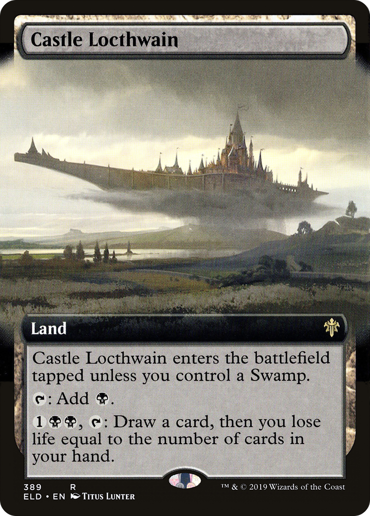 Castle Locthwain (Extended Art) [Throne of Eldraine] - Trinity Hobby
