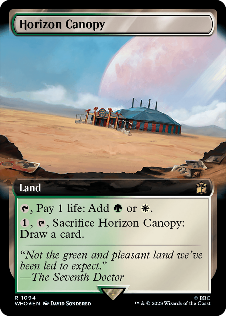 Horizon Canopy (Extended Art) (Surge Foil) [Doctor Who] - Trinity Hobby